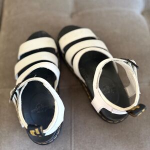 Dr. Martens Black and White Sandals